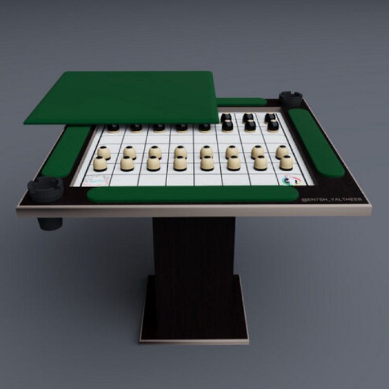 طاولة الدامة والجنجفه المرتفعه 