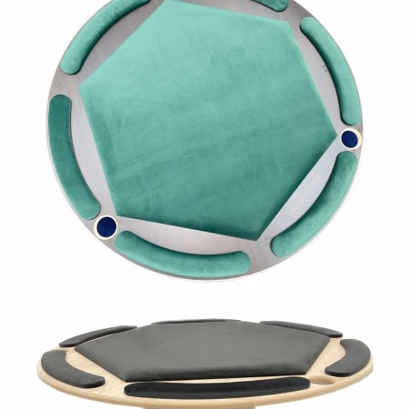 طاولة الجنجفة السداسية للجلسة الأرضية أو المرتفعة