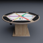 ⁦طاولة إنجش يالذيب السداسية والجنجفه المرتفعه⁩ - الصورة ⁦2⁩